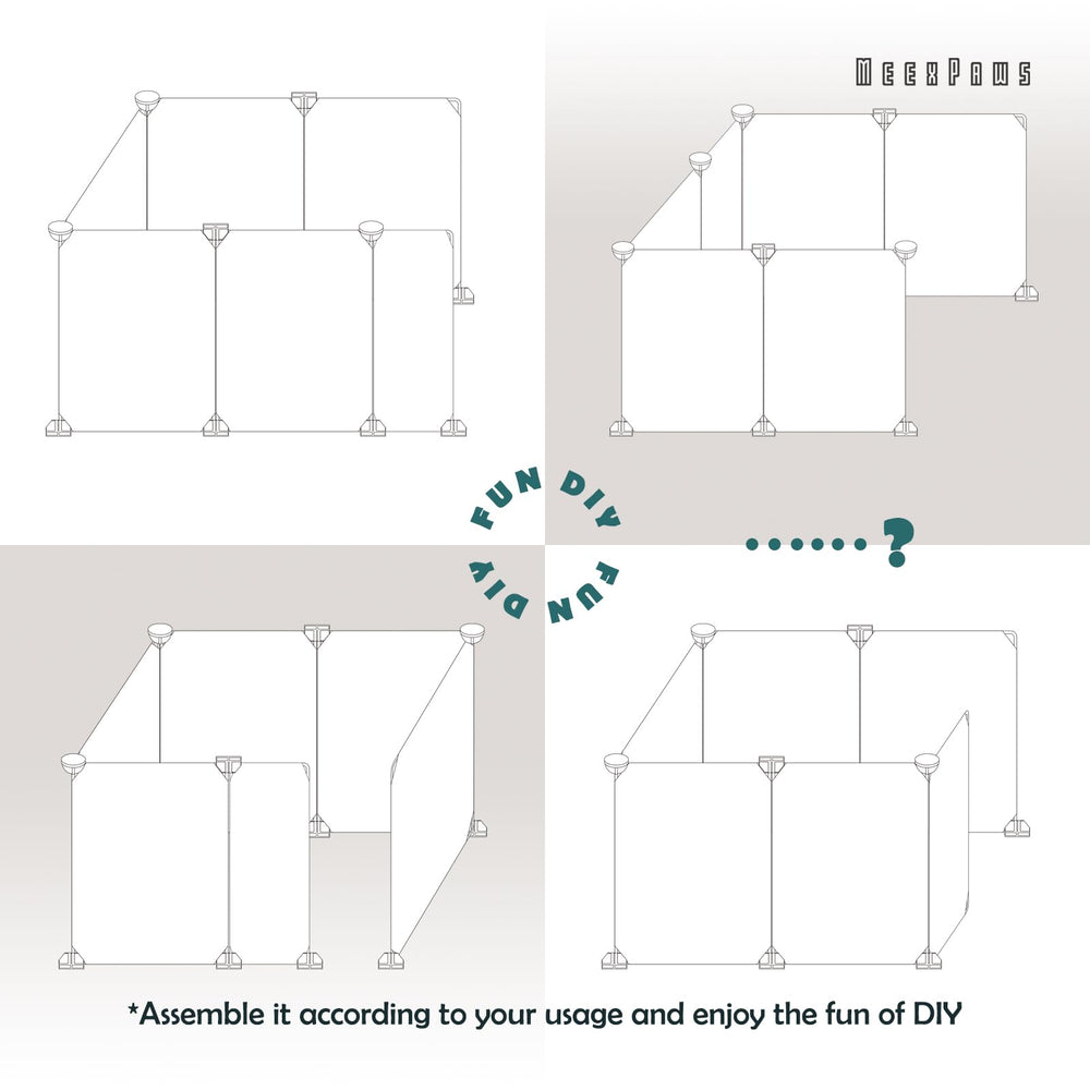 MEEXPAWS spill protection setup helps keep spaces cleaner