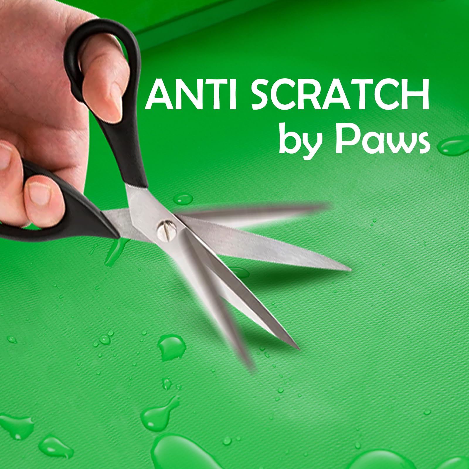 MEEXPAWS durable plastic tray resists paw scratches and slips