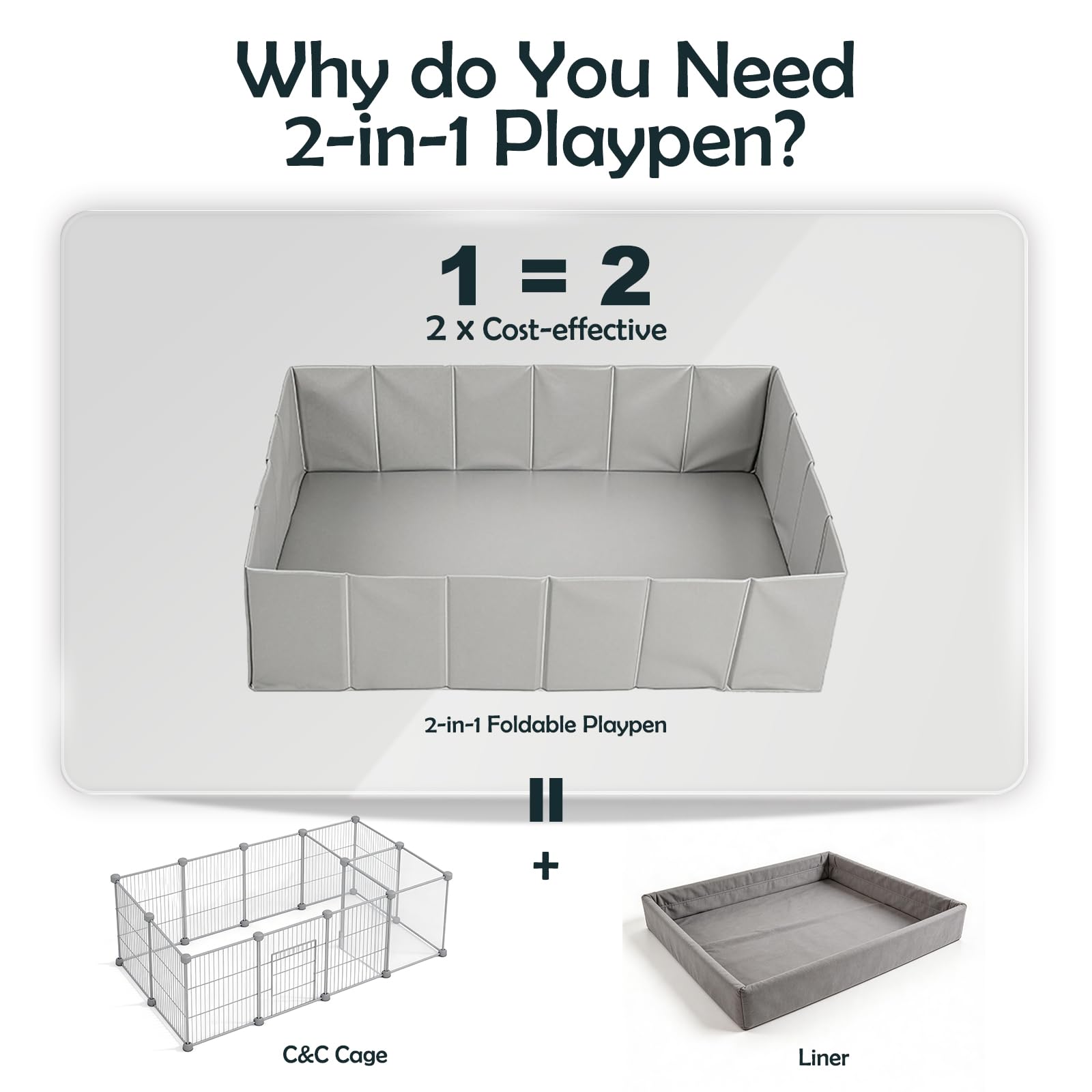 MEEXPAWS playpen instant setup for quick indoor use.