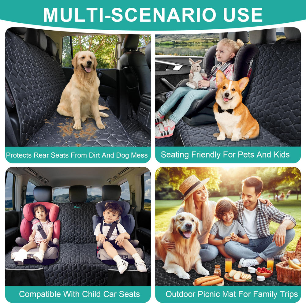 Meginc dog car seat cover universal fit for most pickups and SUVs