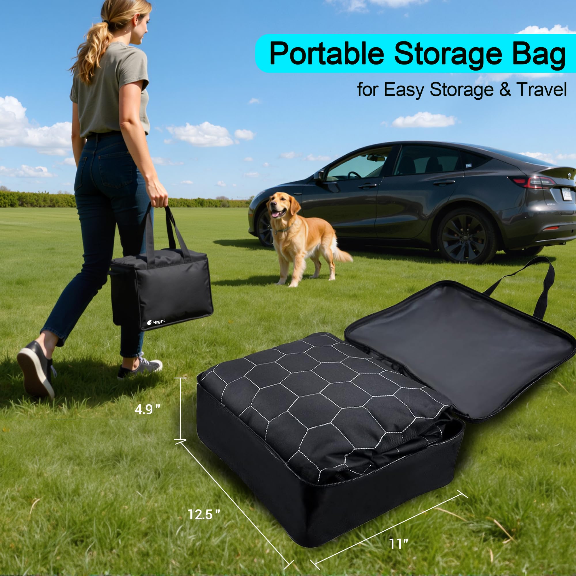 Meginc hammock style protects both back and seat edges