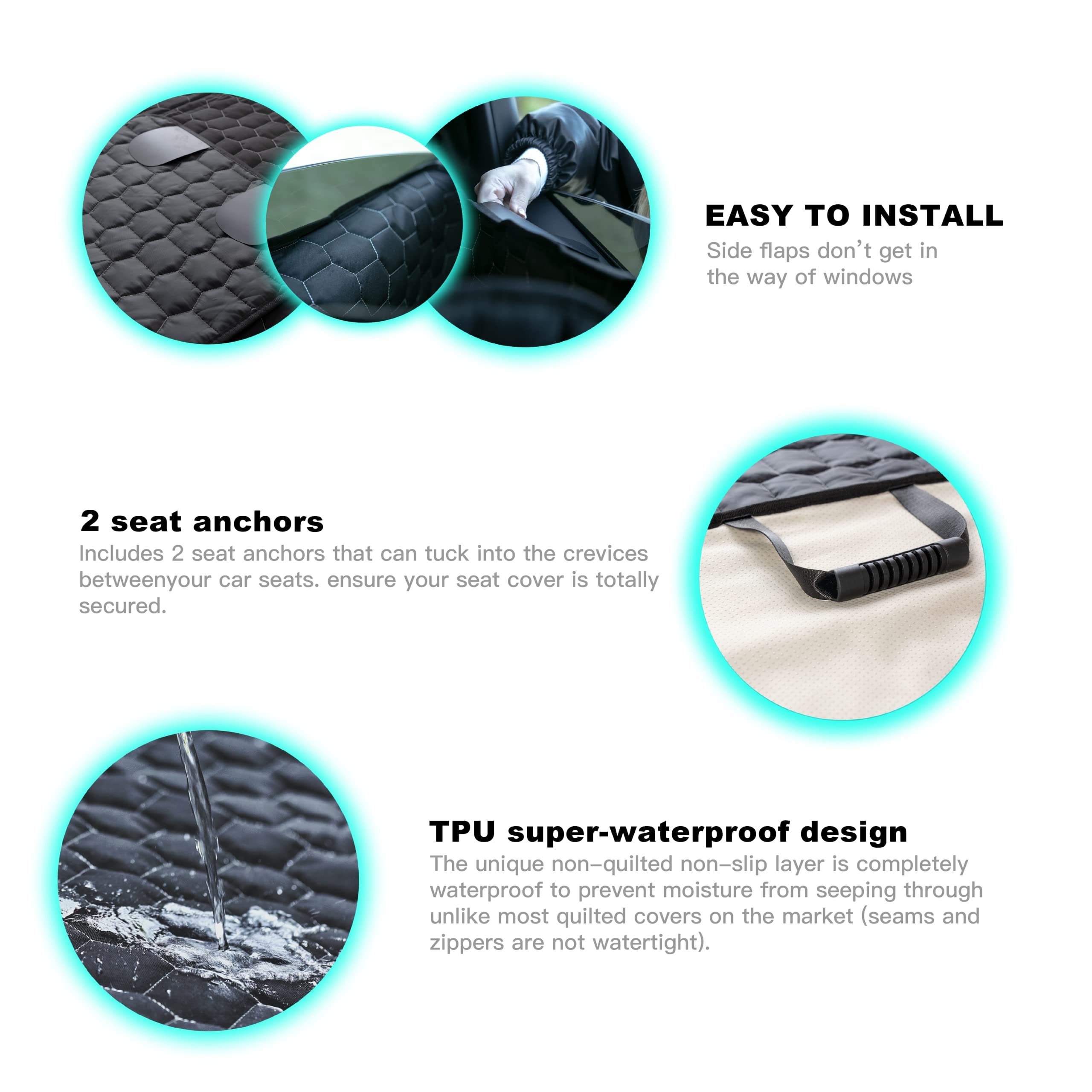 Meginc storage bag included to store the seat cover neatly