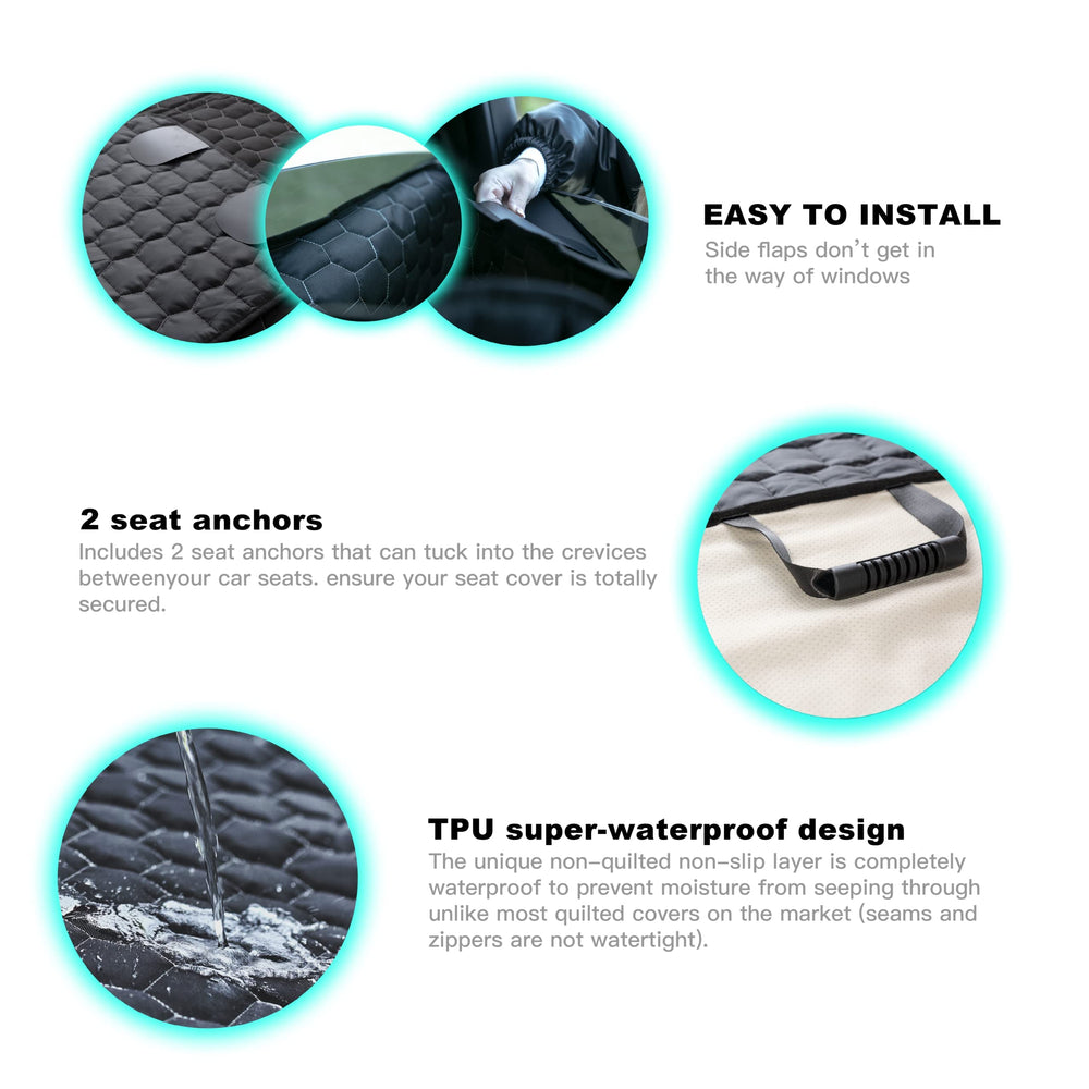 Meginc storage bag included to store the seat cover neatly