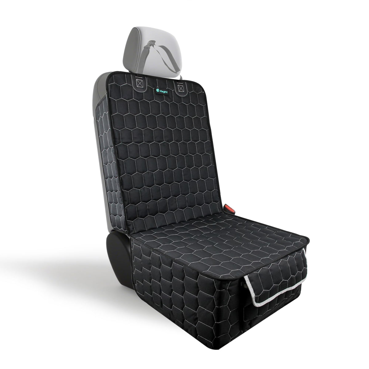 Meginc front seat covers waterproof protector for car seats, guarding against spills and dirt.