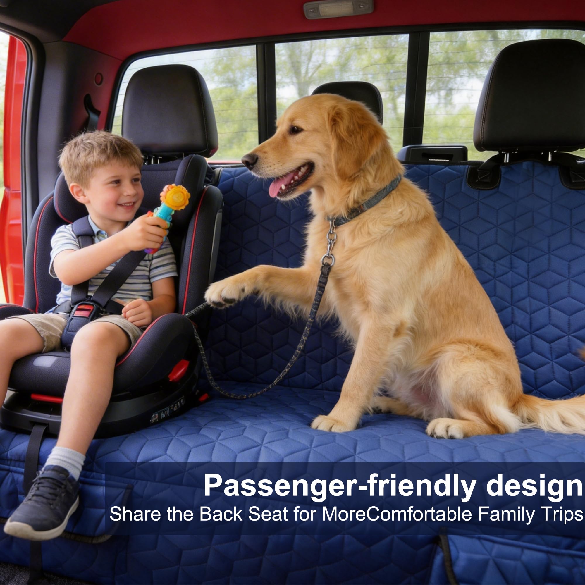 Meginc truck interior protector offers full rear-seat coverage for crew cabs.