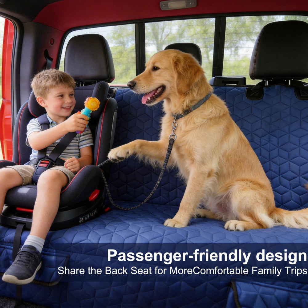 Meginc truck interior protector offers full rear-seat coverage for crew cabs.