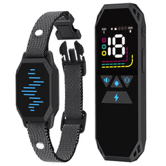 MEGWR dog collar and remote control for indoor and outdoor training.