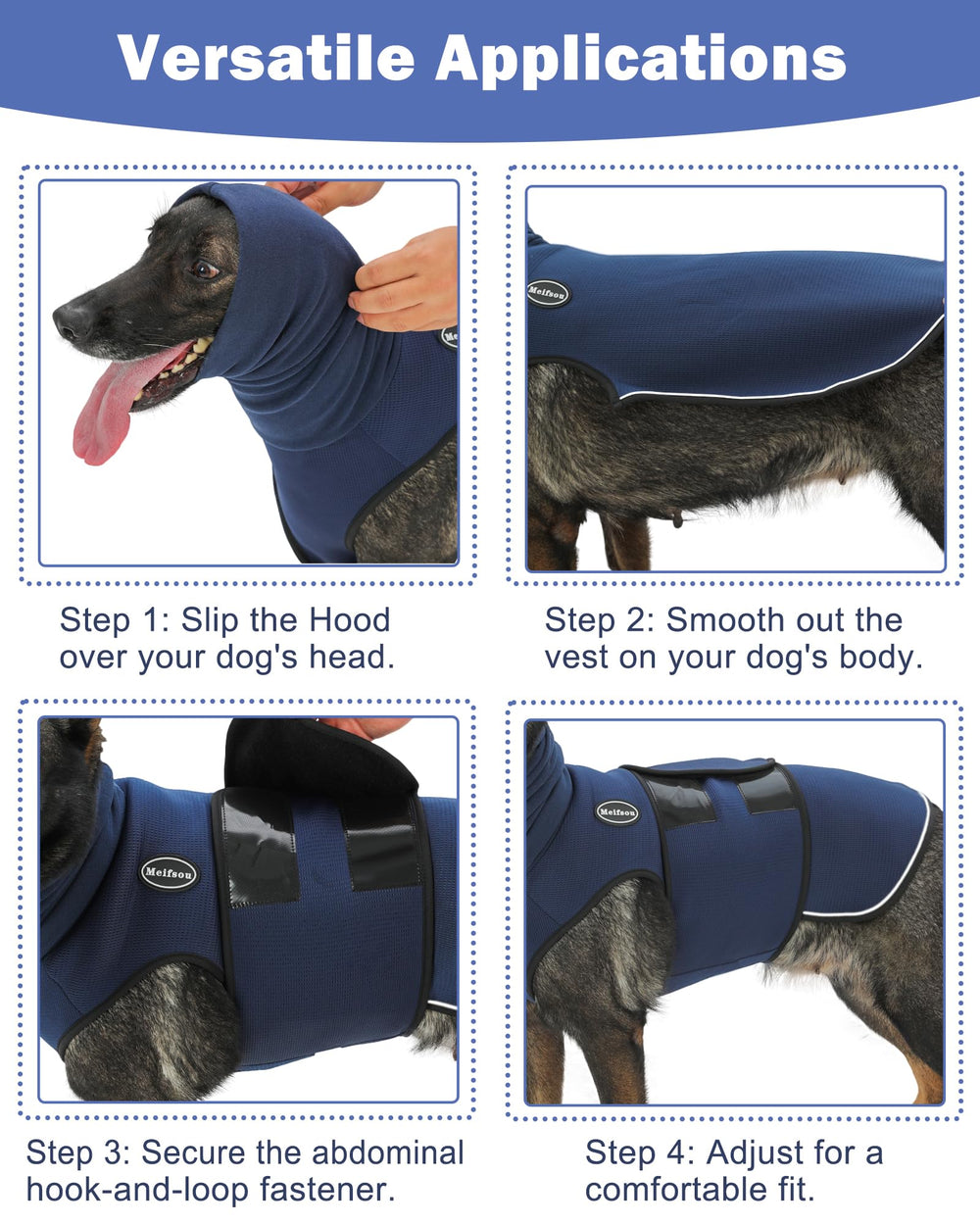 Meifsou vest breathable mesh panel ensures airflow for longer wear