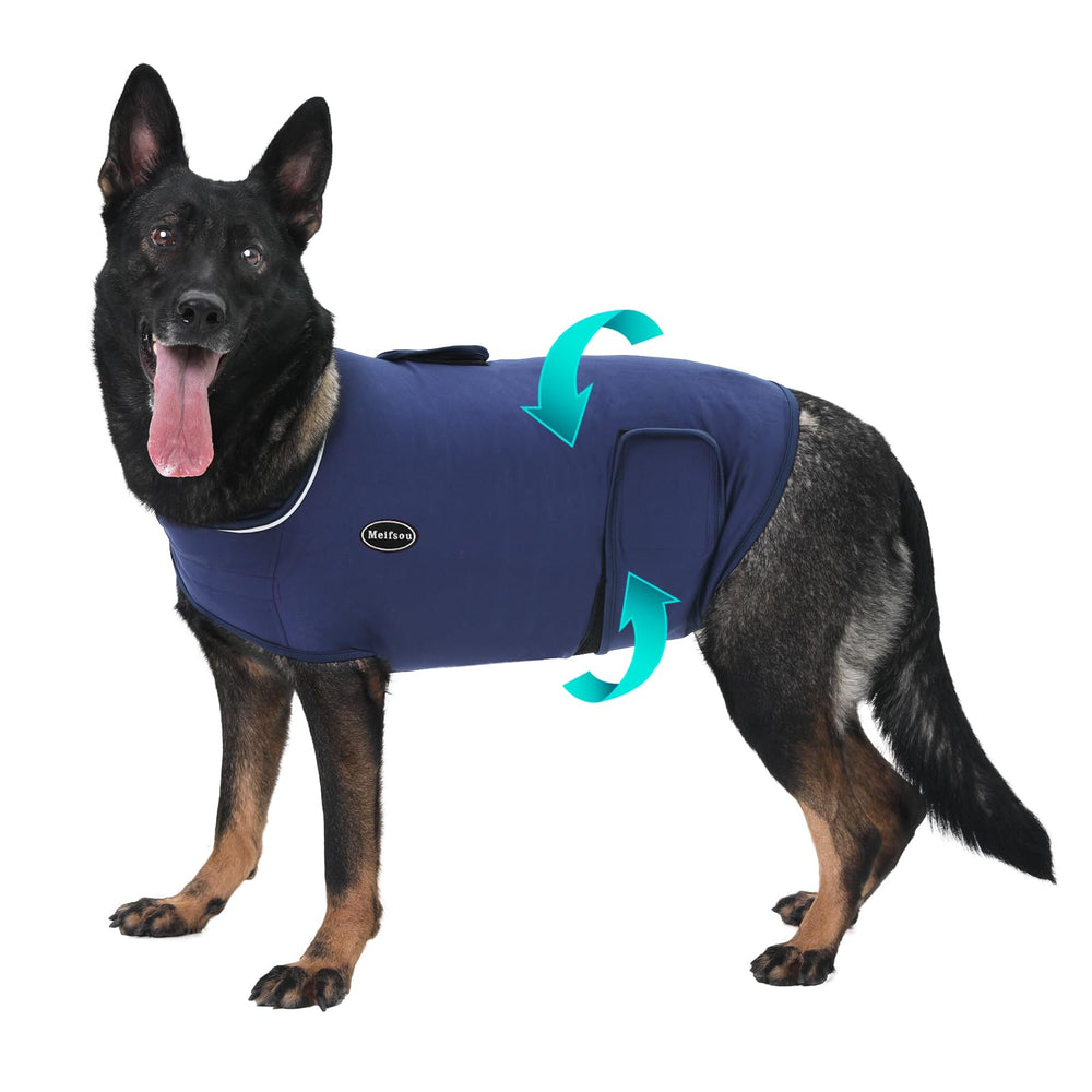 Meifsou dog anxiety vest care-wash view, machine and hand washable