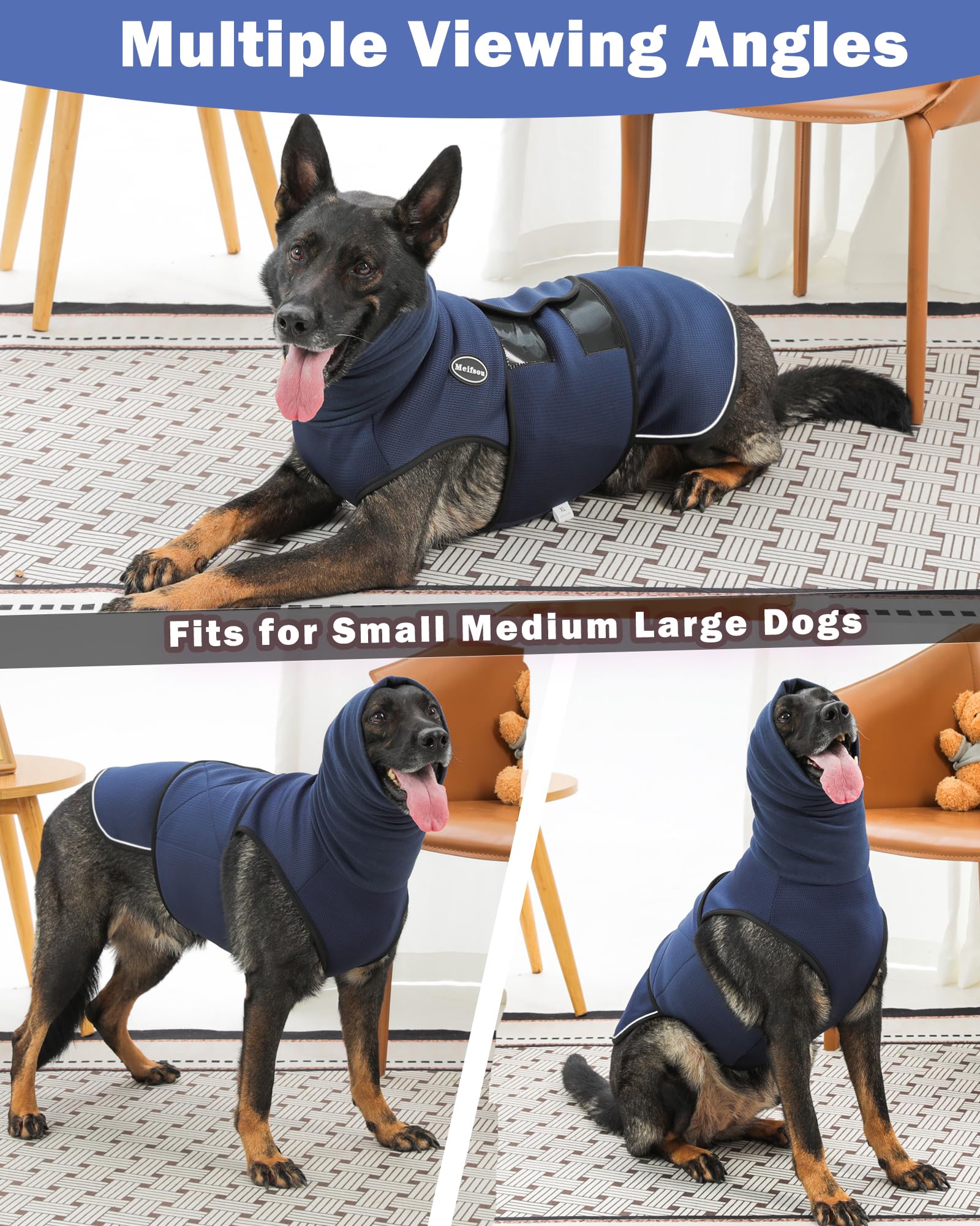 Meifsou breathable mesh panel keeps airflow during extended wear.
