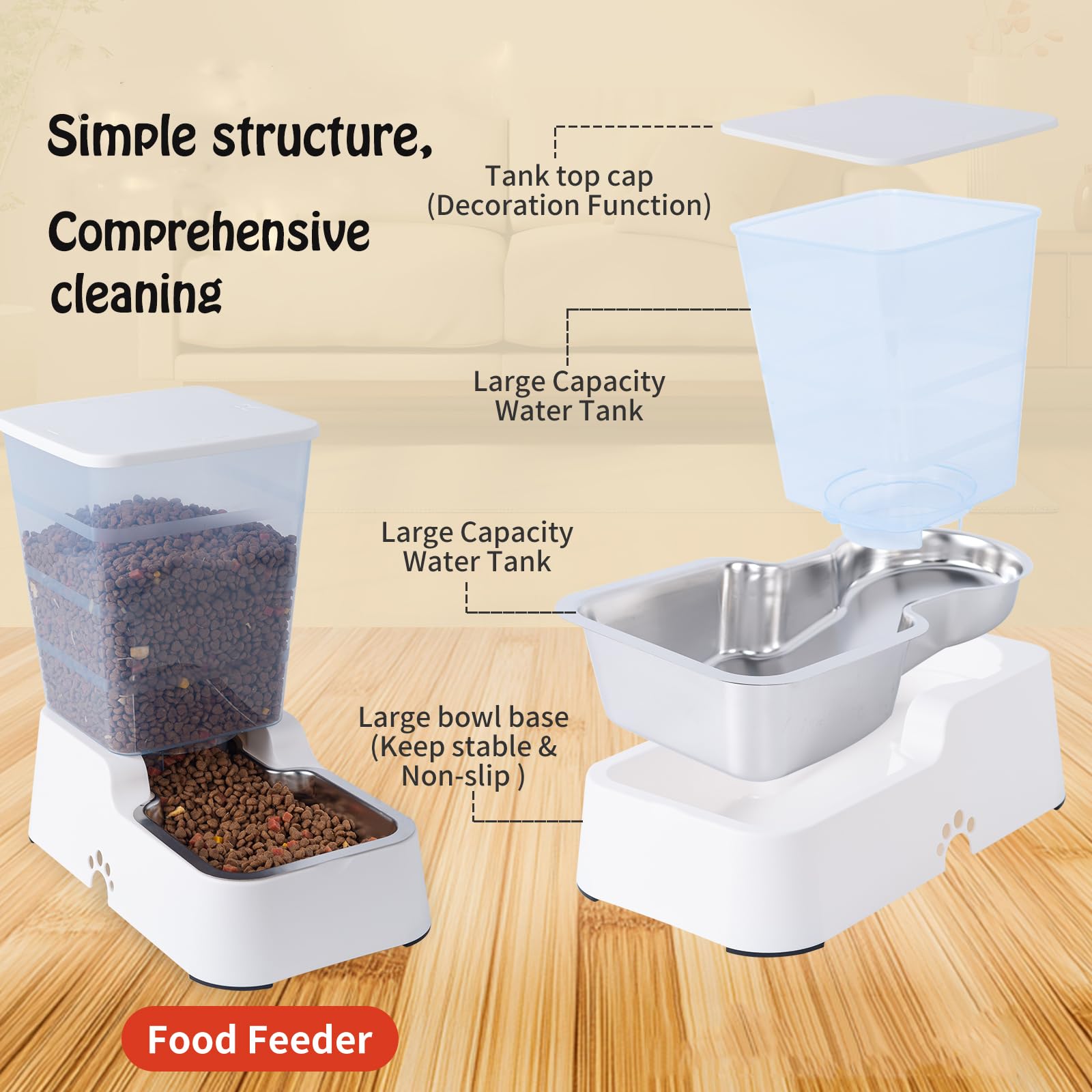 BPA-free materials ensure safe feeding with Meikuler feeder