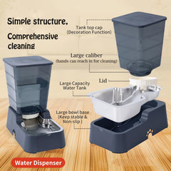 Meikuler Pets Auto Feeder food dispenser delivers steady meals to simplify daily feeding.