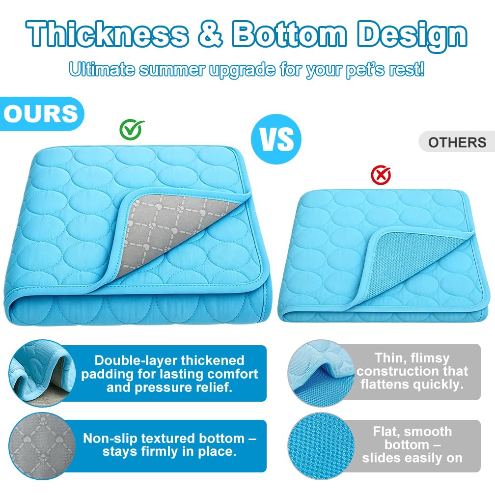 MeiLiMiYu washing-ready cooling mat is machine washable for easy cleaning.