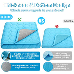 MeiLiMiYu washing-ready cooling mat is machine washable for easy cleaning.