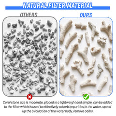Meimaao aquarium bio filter media supports clear water and healthy tank balance.