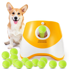 MEKAPLE automatic dog ball launcher front view for engaging fetch sessions at home.