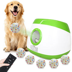 MEKAPLE Automatic Ball Launcher front view for outdoor play with your dog