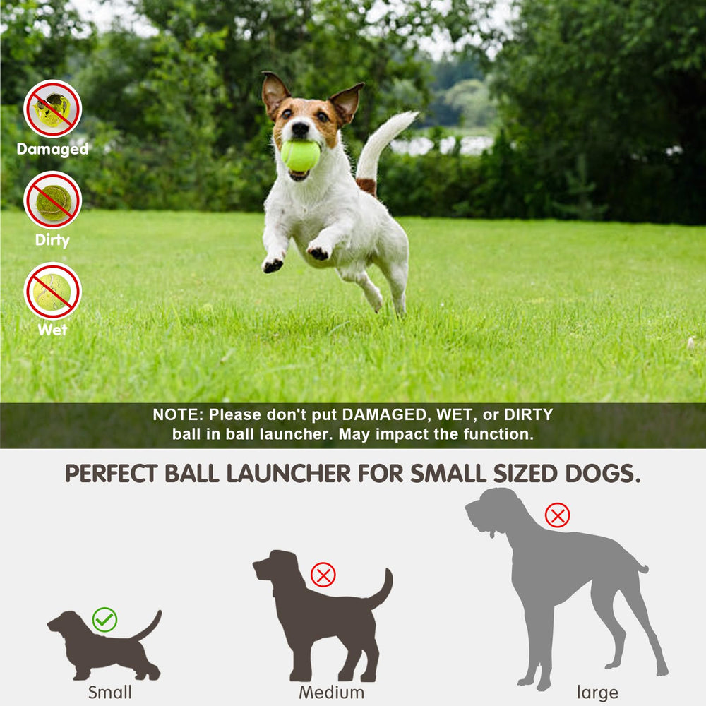 MEKAPLE dog enjoys outdoor fetch with adjustable distance