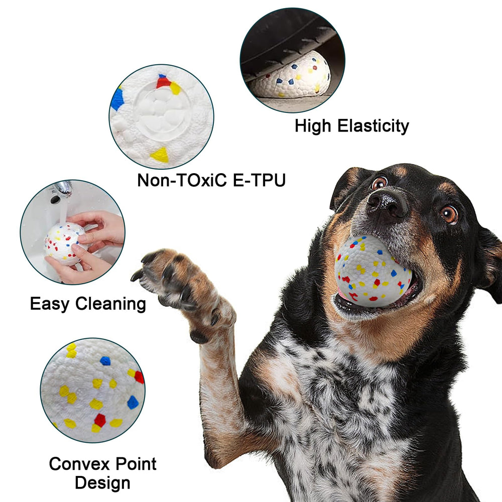 MEKAPLE floating dog balls in water for splash-friendly play