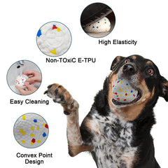 MEKAPLE floating dog balls in water for splash-friendly play