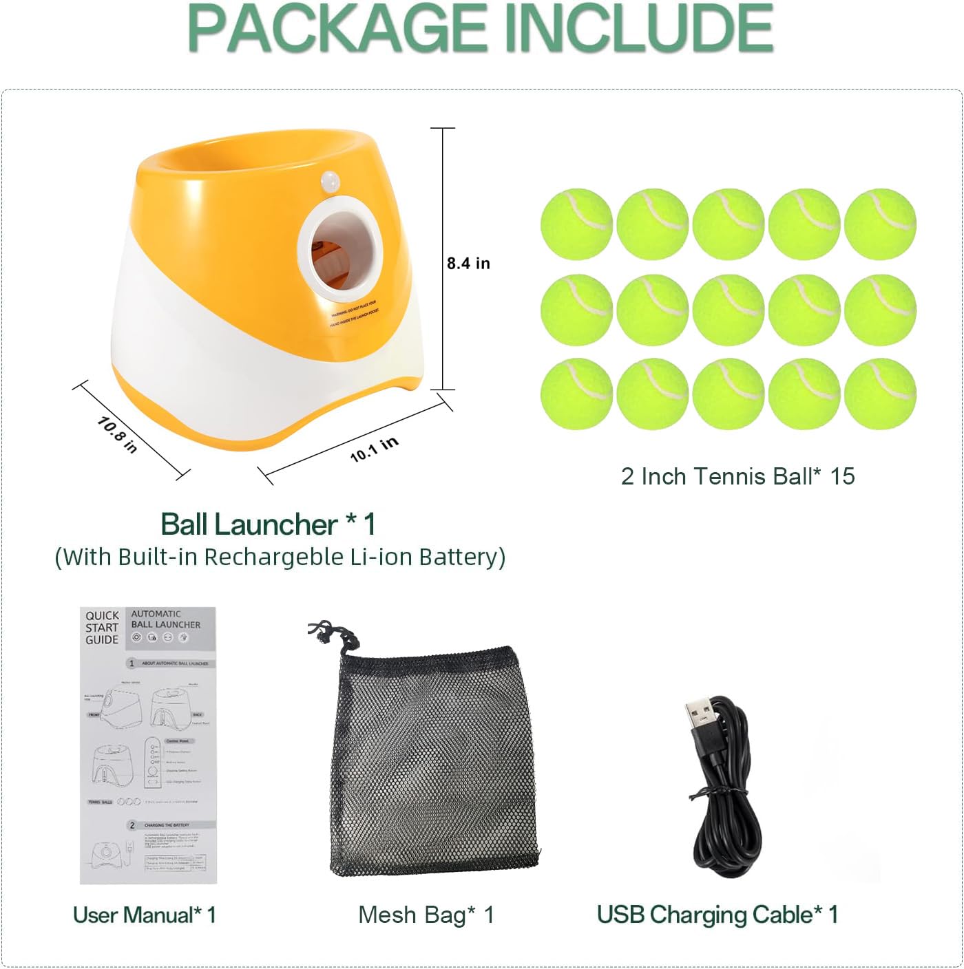 MEKAPLE mesh bag for quick ball storage and on-the-go sessions.
