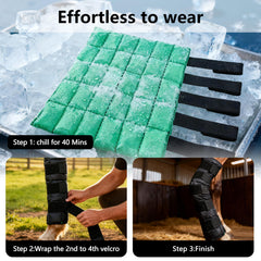 Mekenwi five-strap system securing boots for a no-slip fit.