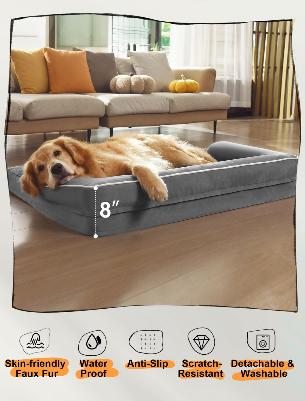 MEKIY machine washable cover for quick, hassle-free cleaning