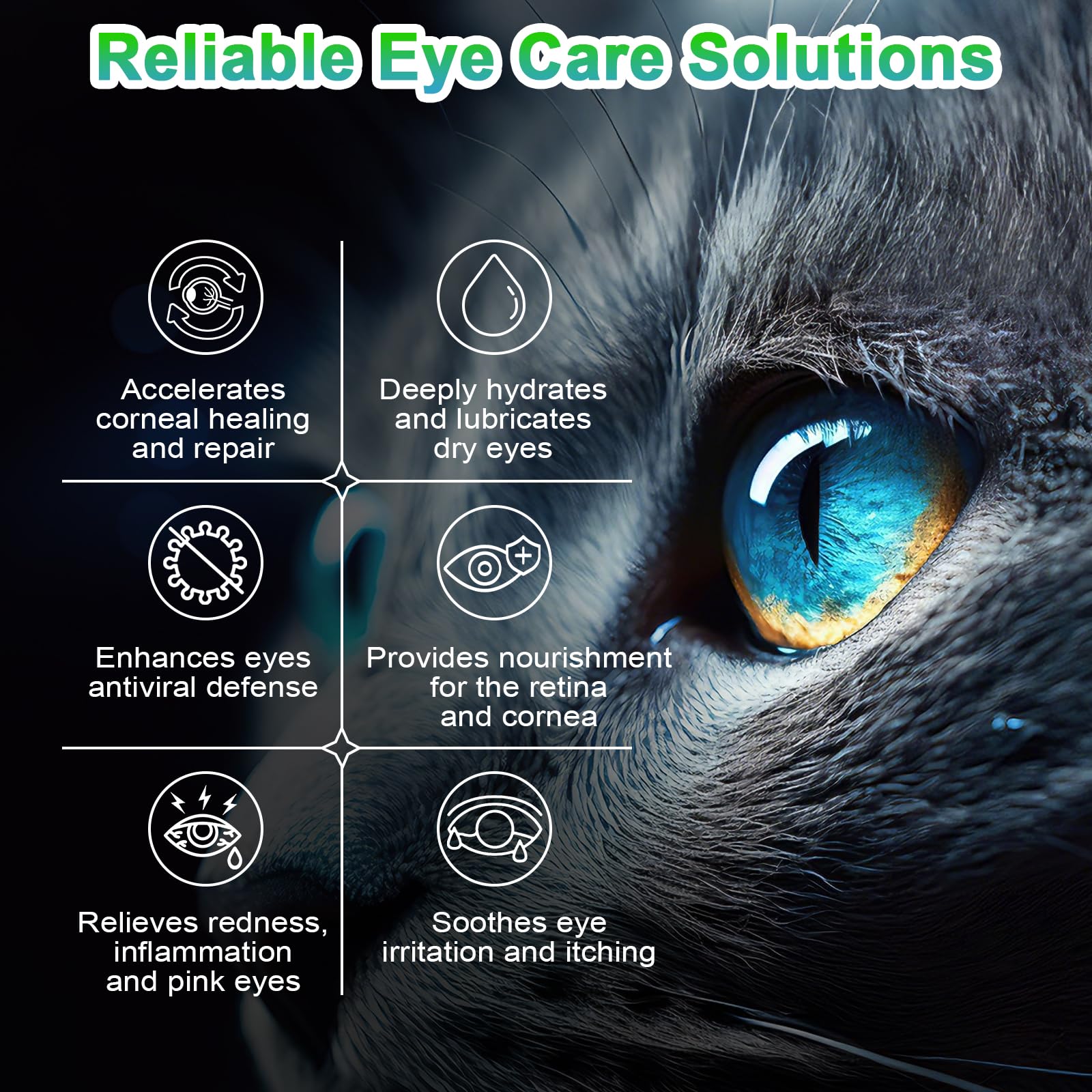 Mekseks Pet Eye Care Gel drops provide gentle moisture for daily use.