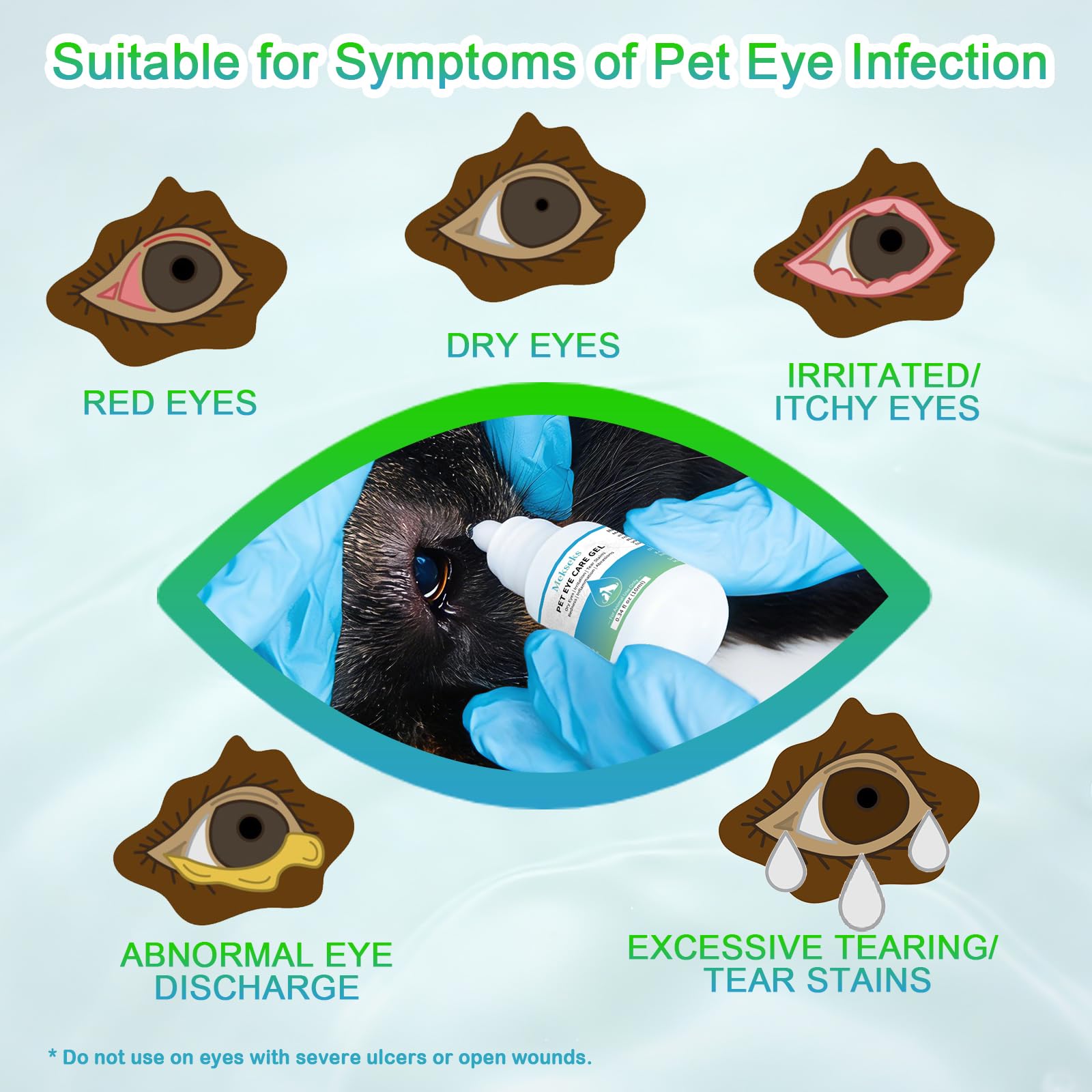Mekseks safety testing label indicates hypoallergenic, vet-inspired care.