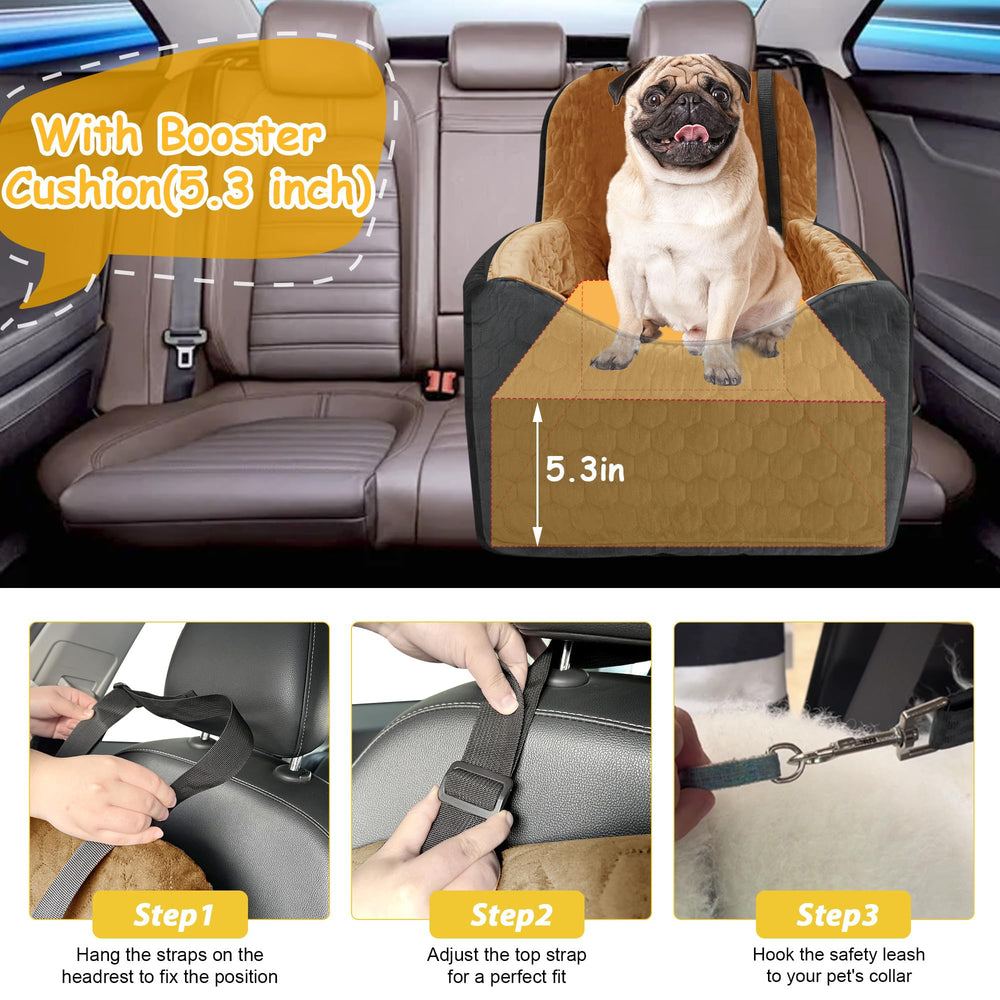 Melafa365 dog car seat washable cover for easy cleaning.