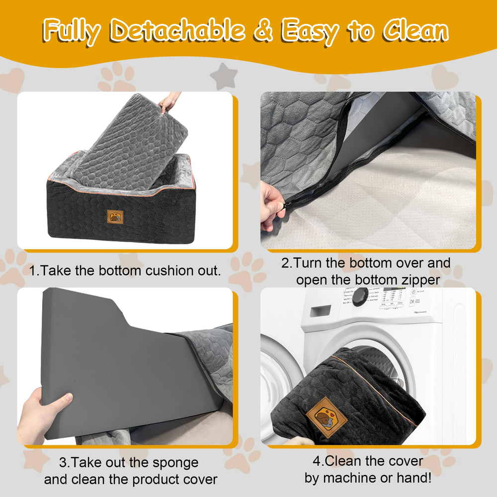 melafa365 dog car seat secure-straps stabilizes the booster seat for safe journeys