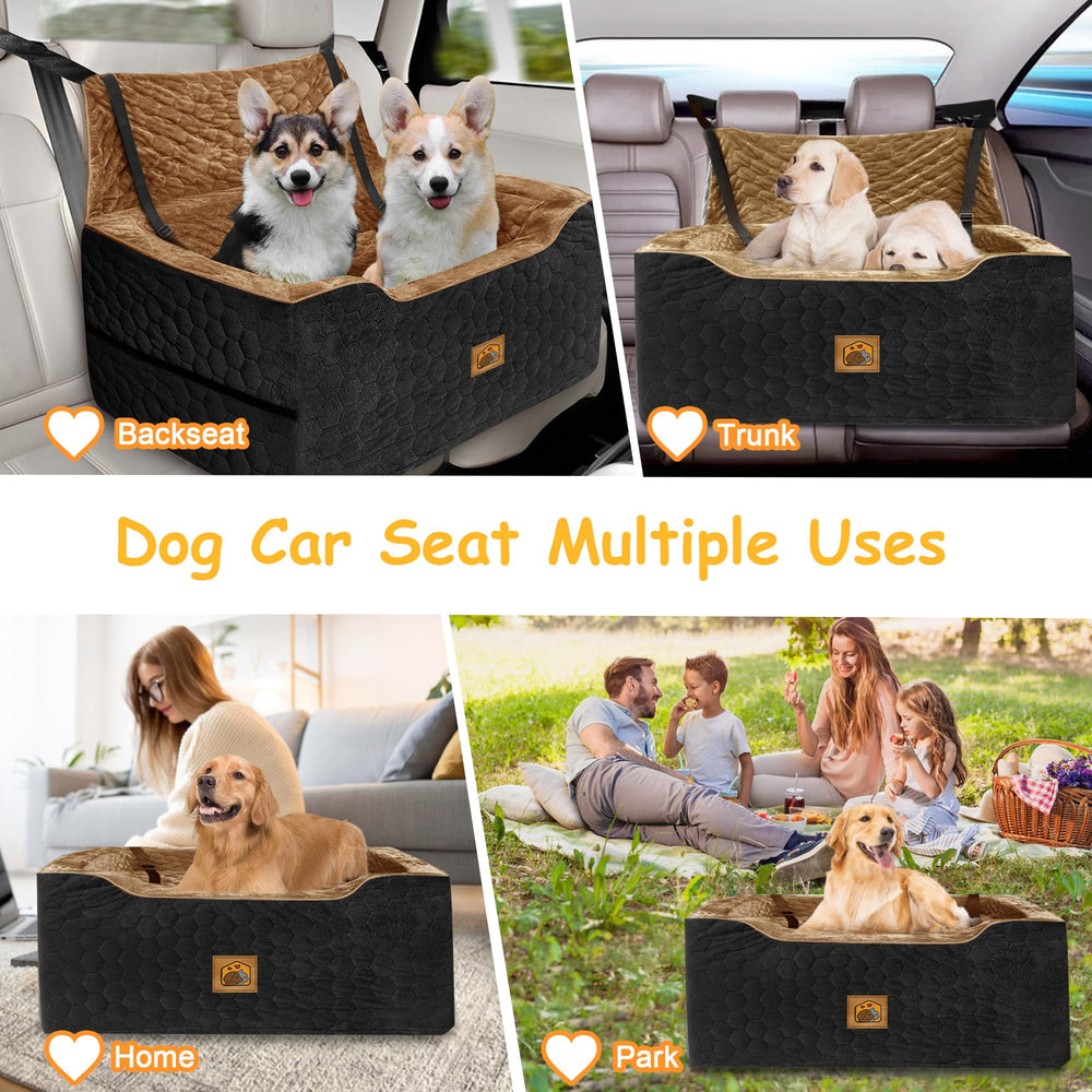 Melafa365 dog car seat stable strap system anchors the seat in place