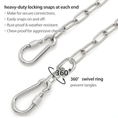 MELAIRON rust-proof stainless steel assembly emphasizes year-round durability in sun and rain.