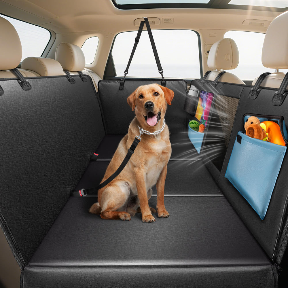 MellowMates back seat extender protects upholstery on long car rides.