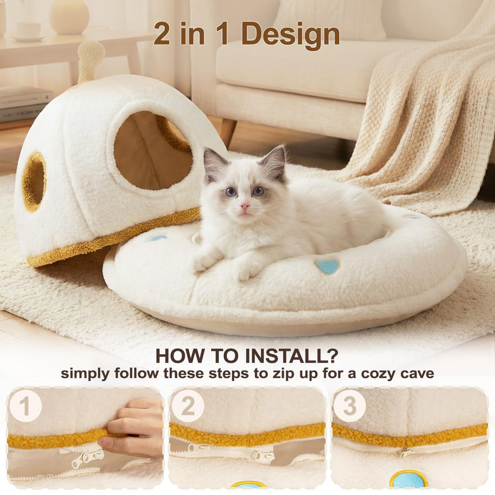 Mellownido sturdy structure helps the bed hold its shape without collapsing.