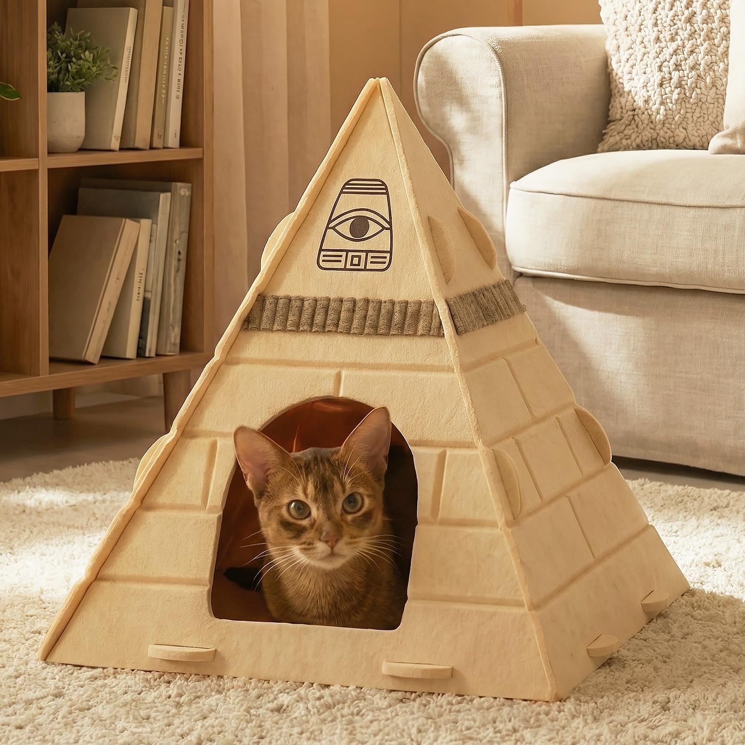 Mellownido Cat House modern design complements home decor.