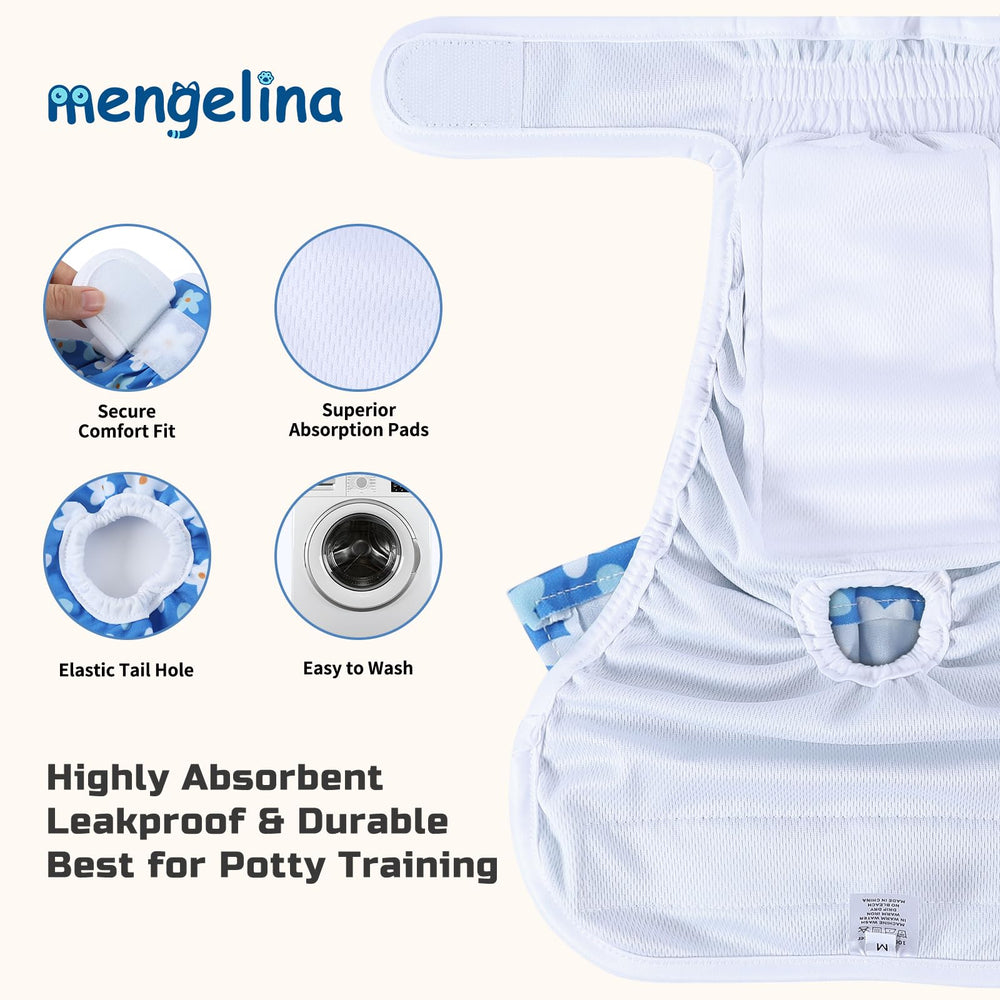 Mengelina dog diaper tail hole enhances comfort