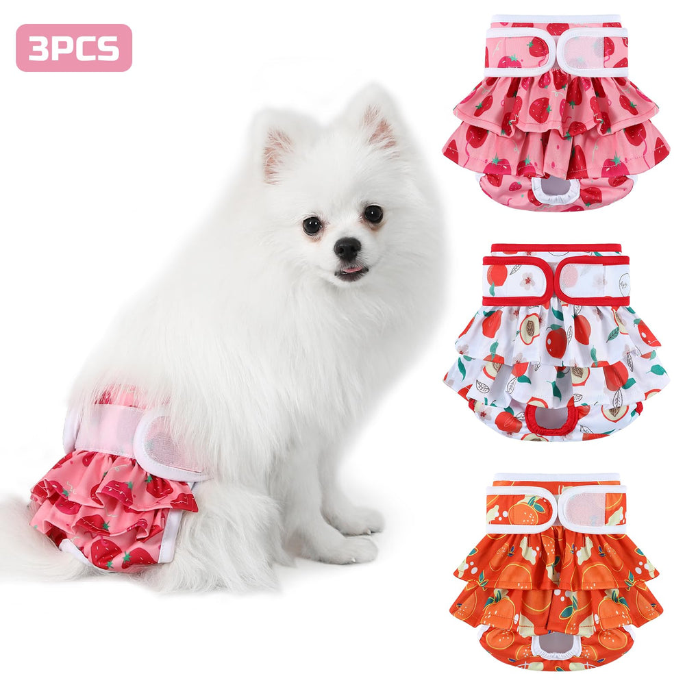 Mengelina XS dog diaper suited for small breeds and compact fits