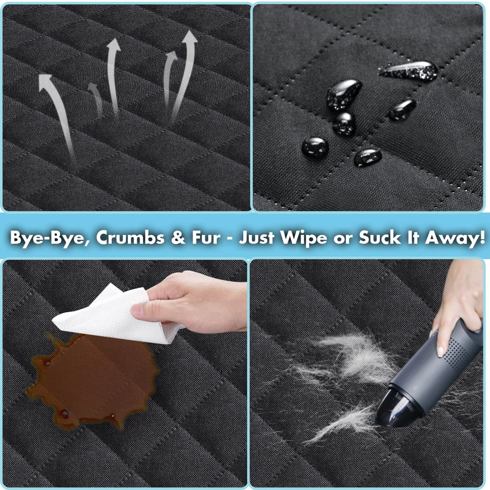 Meolsaek breathable back seat protector stays cool on long trips.