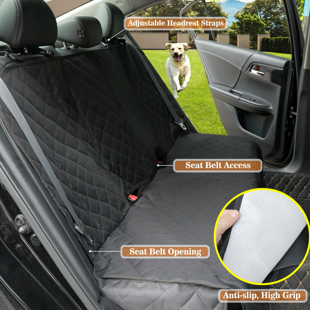 Meolsaek durable 600d oxford waterproof fabric protects seats from spills.