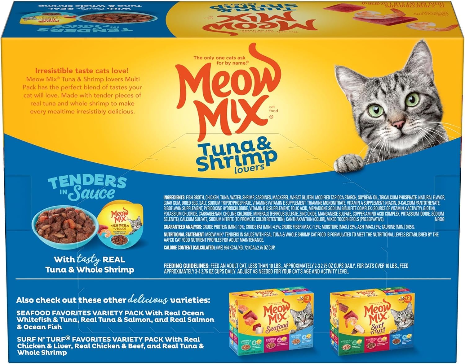 Meow Mix Tender Favorites taste-test-cat: cats enjoy a protein-rich meal.