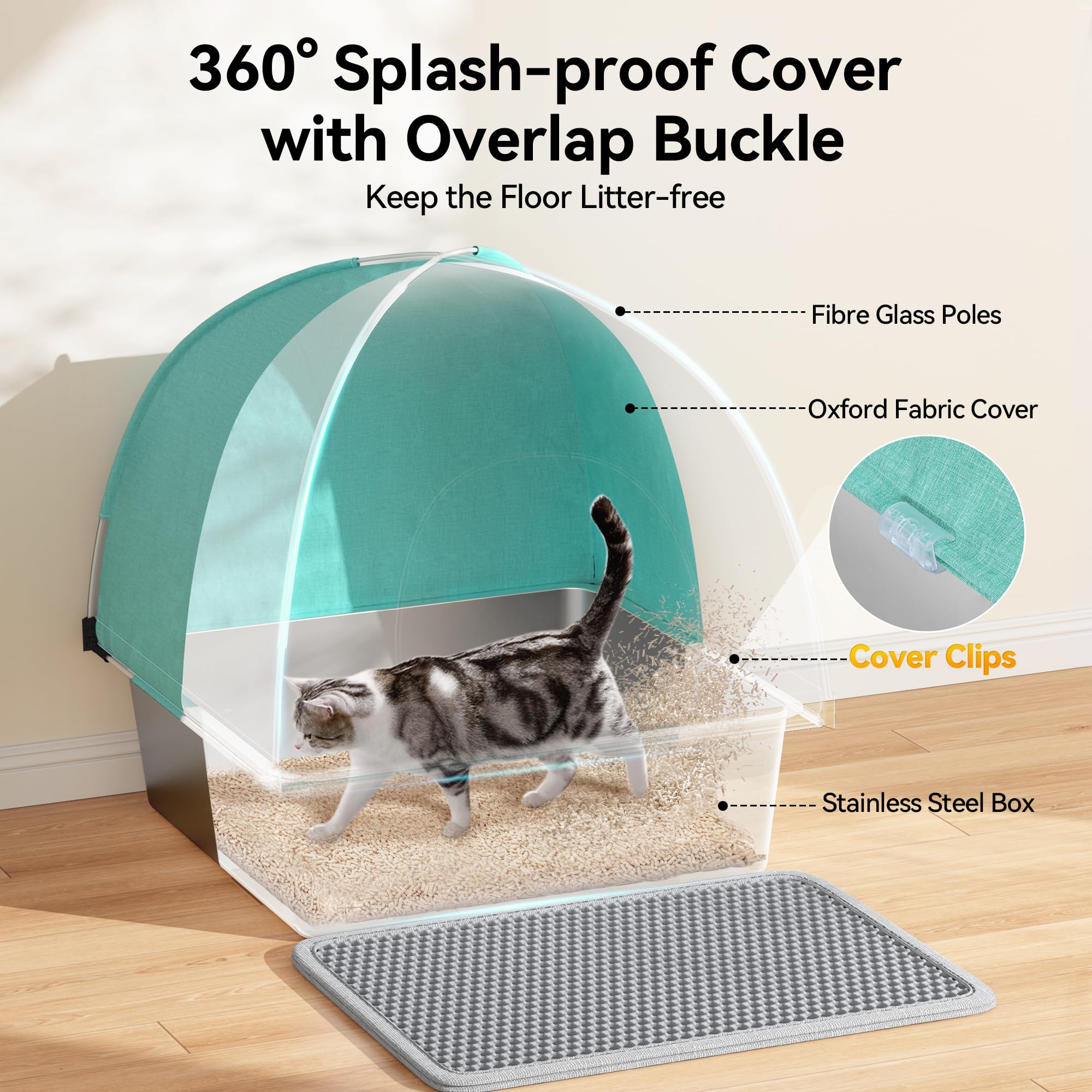 Meowant deodorizers for litter box to help maintain freshness