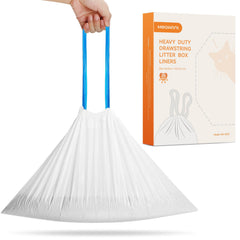Meowant 60-pack litter box liners for easy, mess-free waste changes