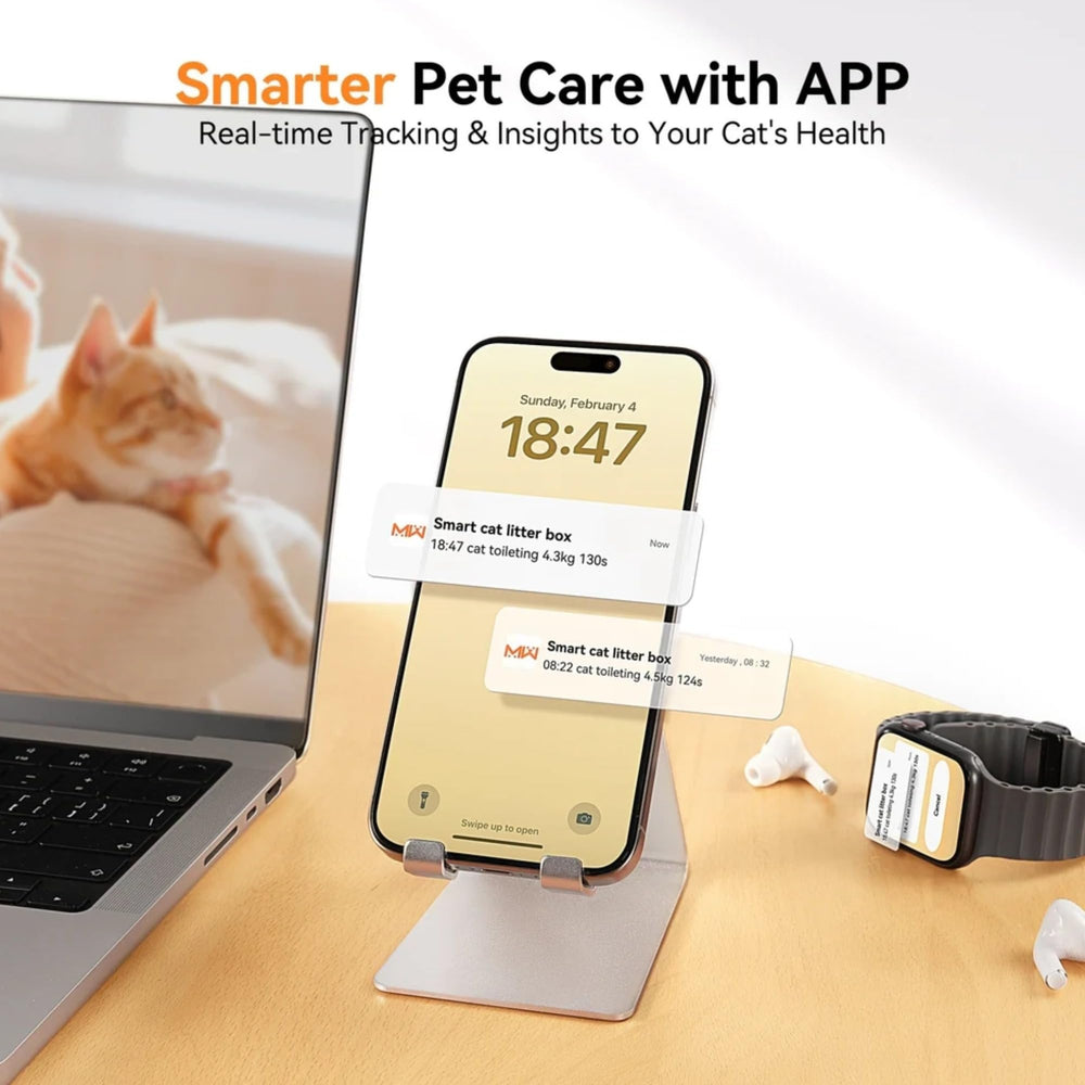 Meowant low-entry design supports easy access for senior cats