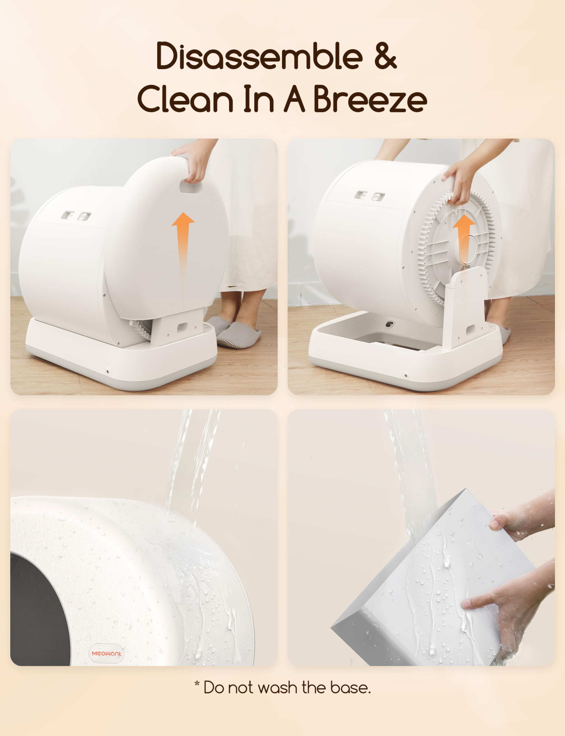 Meowant mat and liner included simplify setup and containment