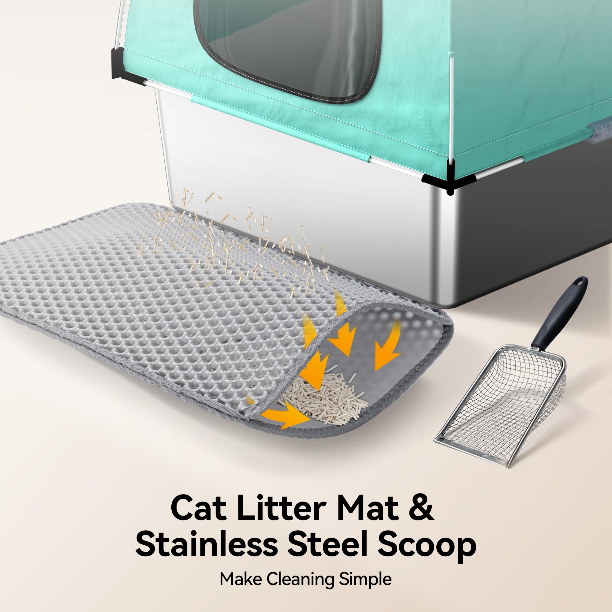 Meowant non-slip pads for stability on slick floors