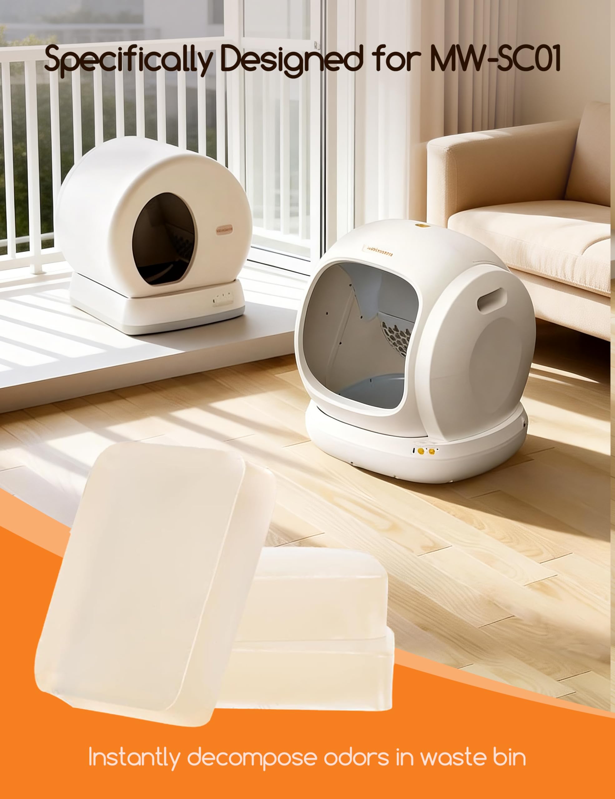 Meowant odor eliminator gel release yields a fresh scent without overpowering notes
