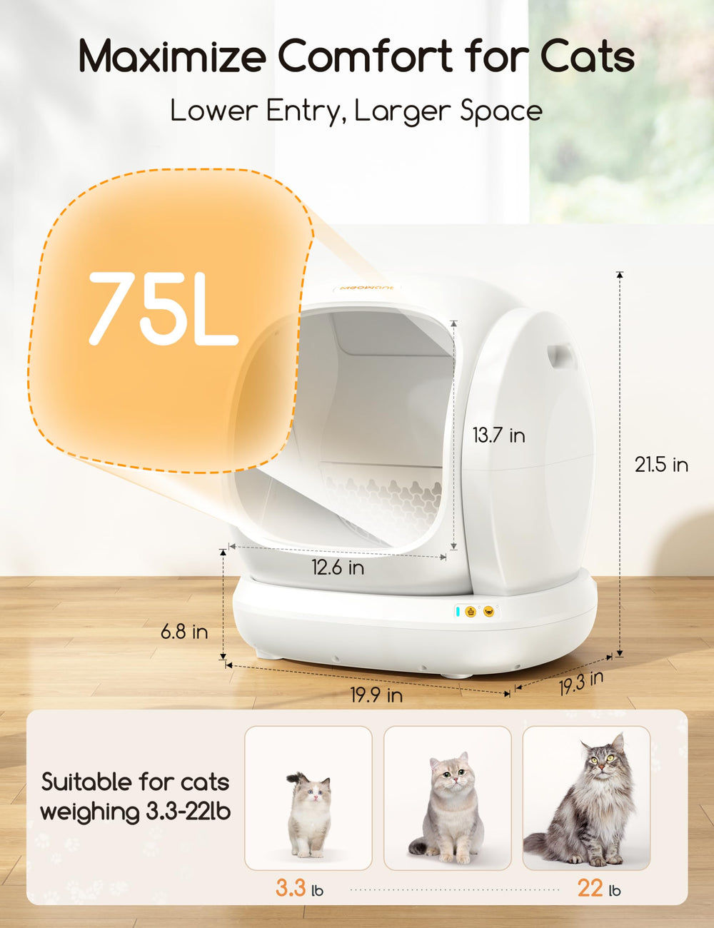Meowant packaging includes mat, liner, deodorant gel and more