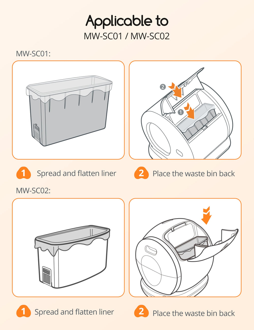 Meowant puncture-resistant thick bags prevent leaks during litter disposal