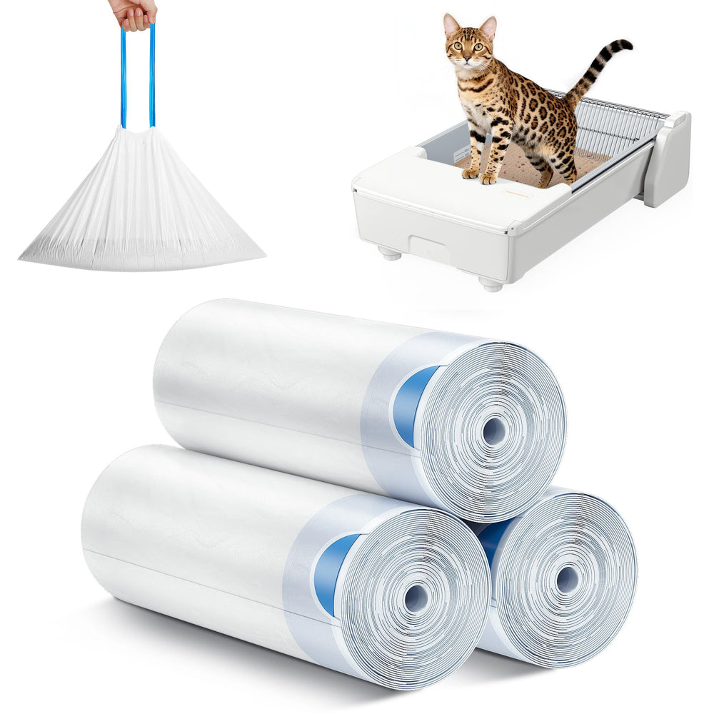 Meowant SC03 liner with drawstring for quick, odor-controlled litter changes.